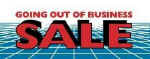 Going Out of Business Sale Banner - 3 x 8