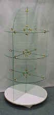 Three Tier Glass Shelf Modular Unit
