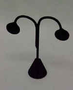 Black Velvet "Mouse Ear"ring Display Stand